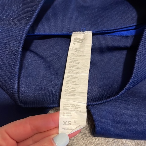 Fabletics high waisted seamless check leggings XS - Picture 8 of 8